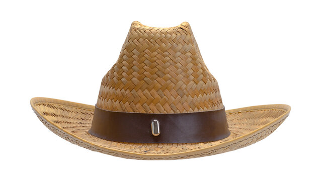 Straw Cowboy Hat Front