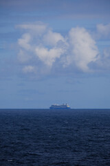 Luxury cruiseship cruise ship liner Eclipse cruising Inside Passage towards Alaska northbound to...