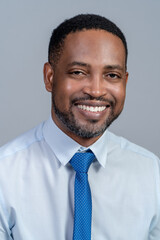 Portrait of a smiling black professional