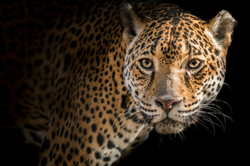 Fototapeta na wymiar Jaguar in Shadows