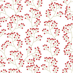 Christmas pattern. Seamless retro background. Ornament for gift wrapping paper, fabric, clothes, textile, surface textures, scrapbook.