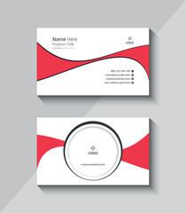 creative modern business card template design