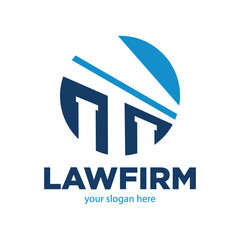 Law Firm Logo Design Illustration