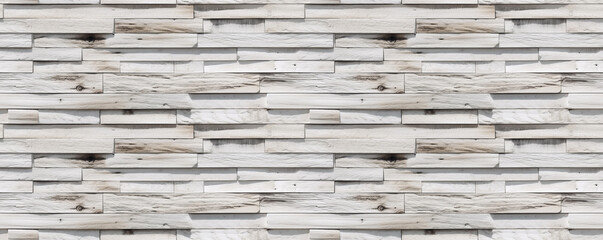 White wooden wall Seamless texture with wood grain, rich, painterly surfaces, poured resin, recycled Wood, white Irregular Pieces, multi-layered image. Generative AI