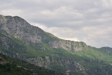Naklejka premium Monastery ''Ostrog'' in the rocky mountains 