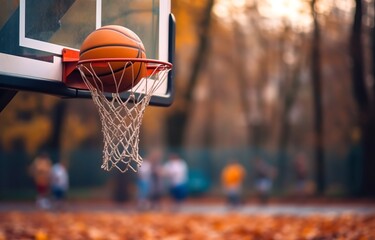 Fototapeta premium Basketball, generative ai