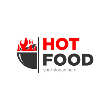 Food Vegan Logo Design Illustration
