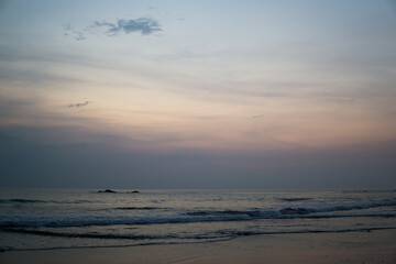 Obraz premium sunset on the beach
