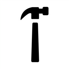 Hammer icon. Hammer icon sign and symbol. Vector illustration.