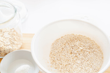 砕いたオートミール