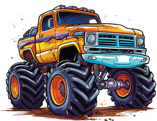 Monster truck cartoon © ionut