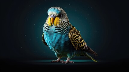 blue and yellow parrot