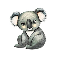 Koala Watercolor Illustration