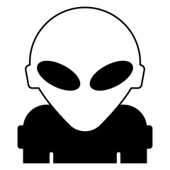 ufo space icon vector illustration