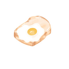 Bread and egg