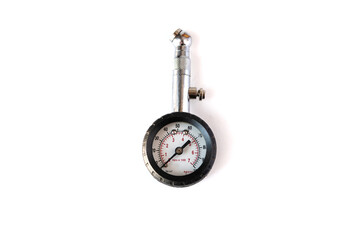 manual pressure gauge for checking the pressure in the wheels of a car, bicycle or motorcycle....