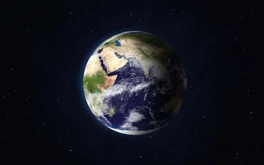Photo sur Plexiglas Anti-reflet Pleine Lune arbre Planet Earth. Elements of this image furnished by NASA.