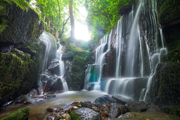 Cascata do Fojo en la Freguesia de Lara de Monção