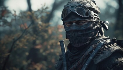 Realistic wargame characters, Generative Ai