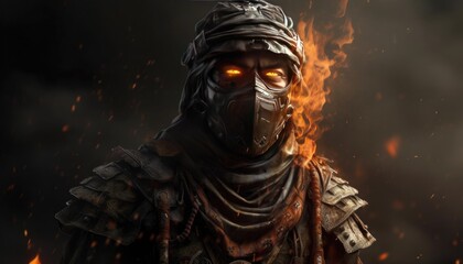 Realistic wargame characters, Generative Ai