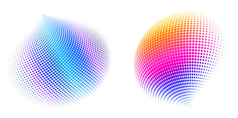 3D decorative balls with chess squares spheres isolated on white. Vector illustration EPS10. Design elements for your advertising flyer, presentation template, brochure layout, book cover. © Yuriy Bogdanov