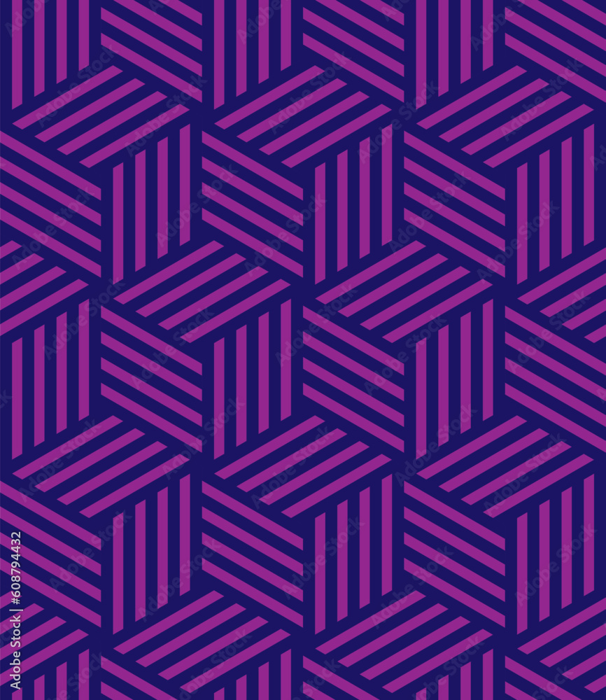 Poster abstract repeating seamless geometric pattern