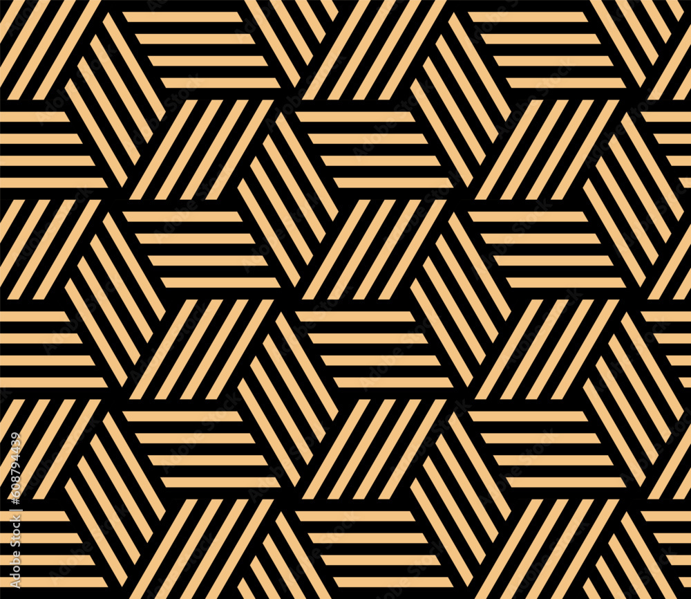 Poster abstract repeating seamless geometric pattern