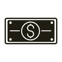 dolar icon vector