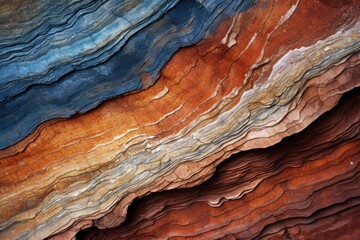 Harmonious blend of wood shapes and textures found in nature. Generative AI