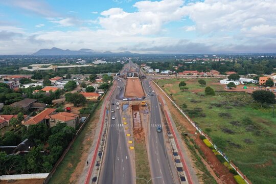 BTV Traffic interchange or overpass in Gaborone, Botswana, Africa
