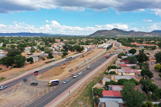 BTV Traffic interchange or overpass in Gaborone, Botswana, Africa