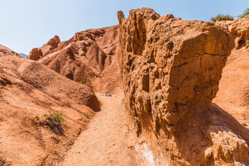 Skazka (Fairytale) Canyon - the most unusual and picturesque gorge on the southern shore of...