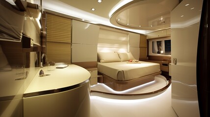 luxury style caravan interior