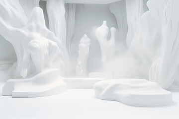 Holi Festival of Colours, weißer Rauch