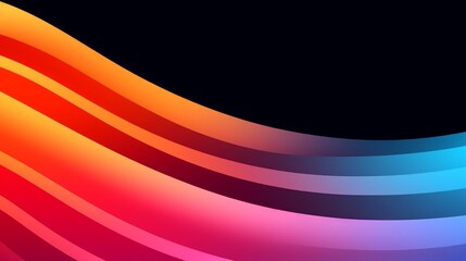 Gradient trendy vector liquid background copy space. Generative AI