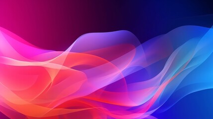 Naklejka premium Gradient trendy vector smoke background copy space. Generative AI
