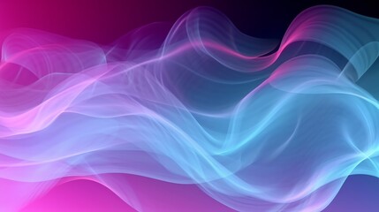 Gradient trendy vector smoke background copy space. Generative AI