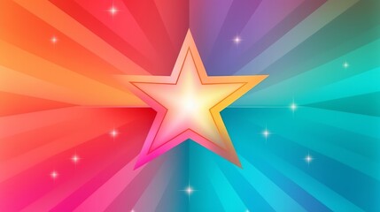 Gradient trendy vector technology background copy space. Generative AI