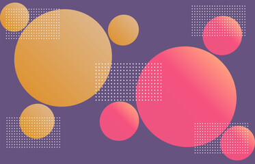 Bubble shape wallpaper, abstract background design wallpaper vector
