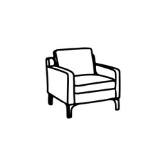 couch illustration vector with concept