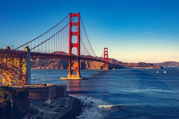 Cercles muraux Pont du Golden Gate golden gate bridge