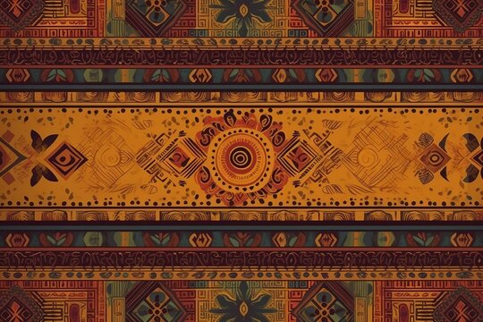 indian patterns background -Ai