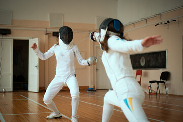 Fencing sport