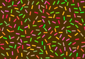 Birthday sugar sprinkles seamless festive candy pattern for wrapping paper and fabrics and linens and kids