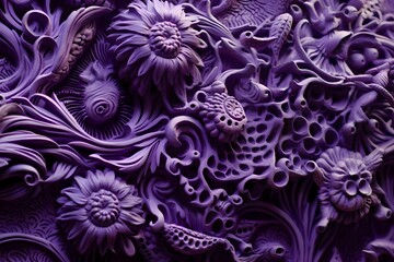 Purple ornament texture