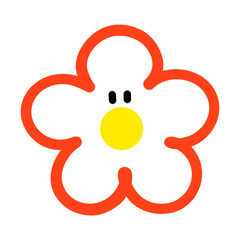 Cute faces in different shapes