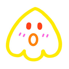 Cute faces in different shapes