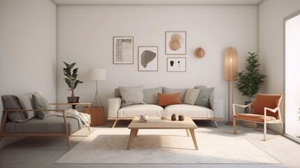 minimalistic living room