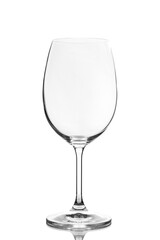 empty wine glass, bowl on whitw background