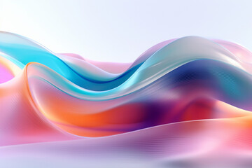 Fototapeta na wymiar AI Generative abstract colorful smooth background wallpaper 